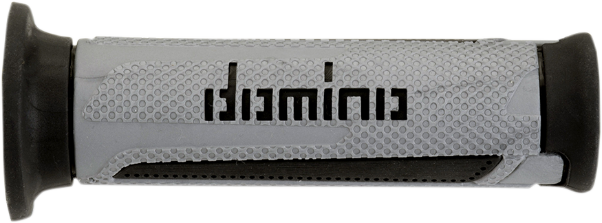 DOMINO Turismo Street Bike Grips - Silver and Black A35041C7059C7-0