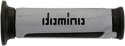 DOMINO Turismo Street Bike Grips - Silver and Black A35041C7059C7-0