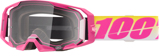 100-Percent Armatic Goggle with Clear Lens - Advanced MX Eyewear for Superior Vision and Comfort