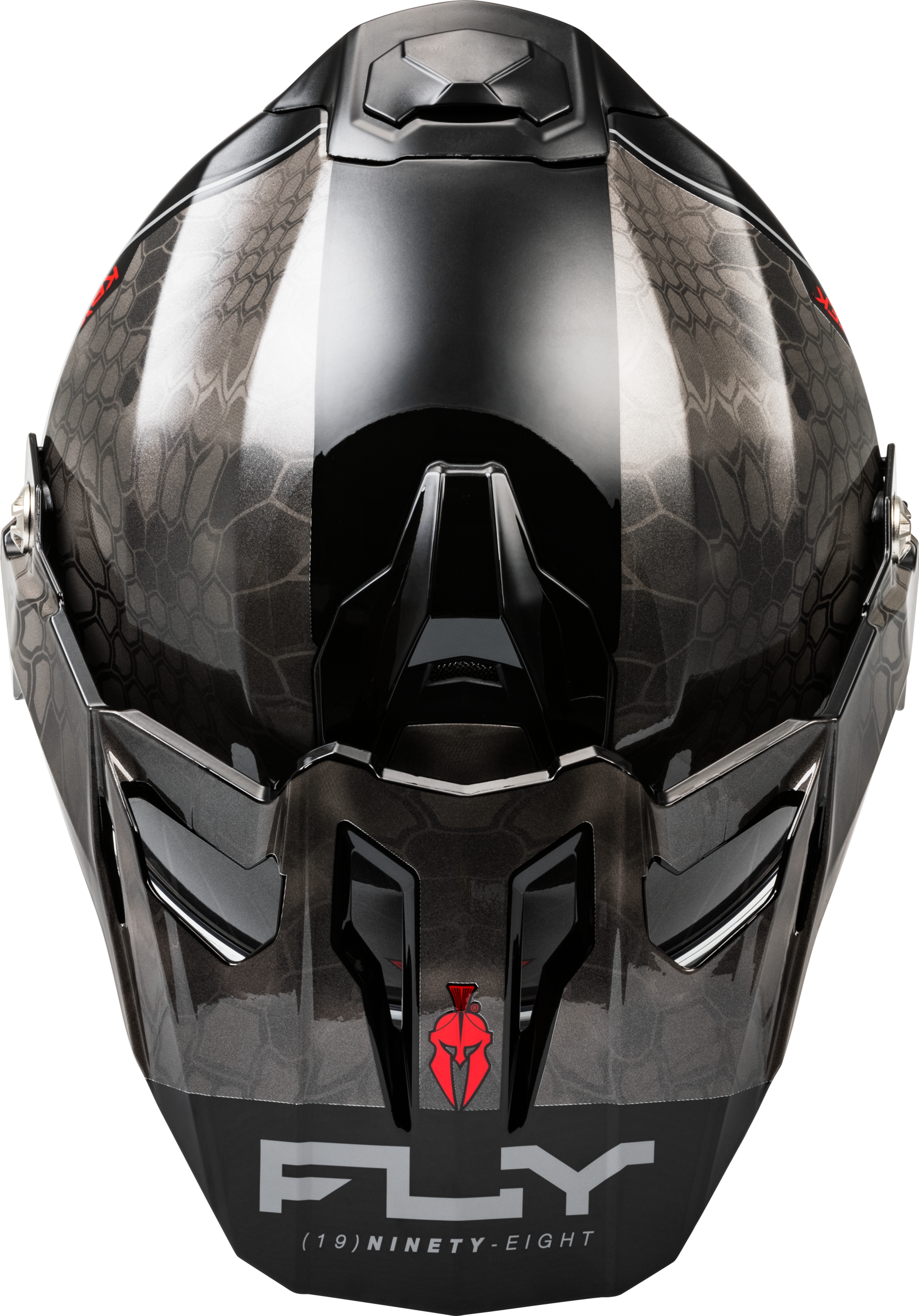 Fly Racing Trekker Kryptek Conceal Helmet Black/Grey/White Large