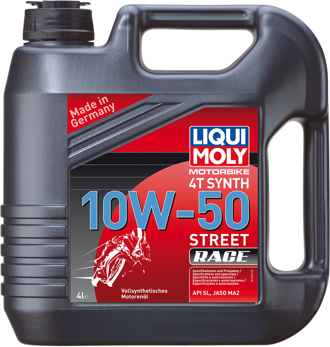 LIQUI MOLY Street Race Synthetic 4T Oil 10W-50 - 60L (Part #1564)