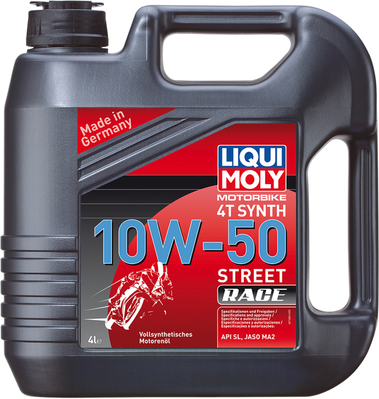 LIQUI MOLY Street Race Synthetic 4T Oil 10W-50 - 60L (Part #1564)