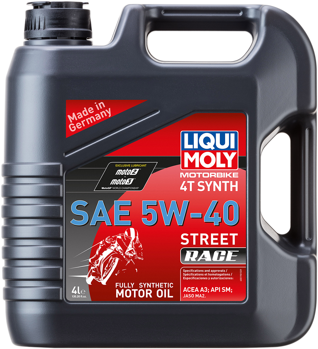 LIQUI MOLY Street Race Synthetic 4T Oil 5W-40 - 4L - Part #20076