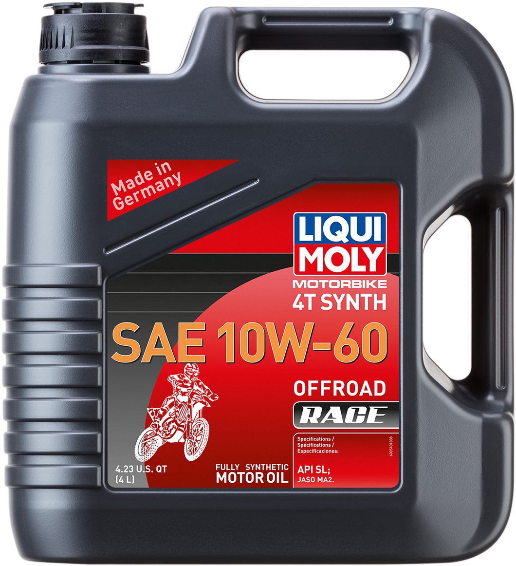 LIQUI MOLY Off-Road Synthetic Oil 10W-60 Part Number 20188, 4L