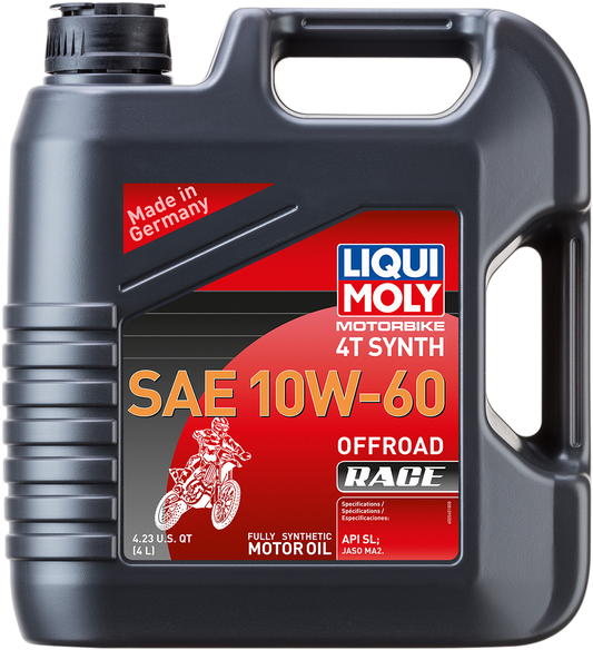 LIQUI MOLY Off-Road Synthetic Oil 10W-60 Part Number 20188, 4L