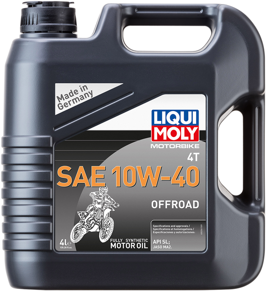 LIQUI MOLY Offroad 4T Oil 10W-40 - 4L | High-Performance Synthetic Motor Oil for 4-Stroke Engines