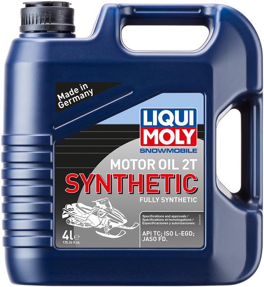 LIQUI MOLY Snowmobile Pro Race Synthetic 2T Oil - 4L, Part Number 20146