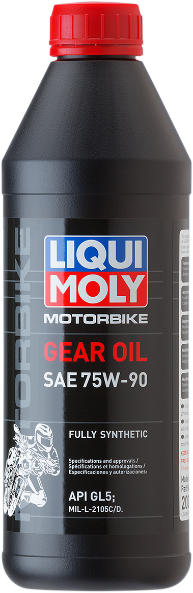 LIQUI MOLY Gear Oil 75W-90 (GL5) - 1 Liter, Part Number 20086