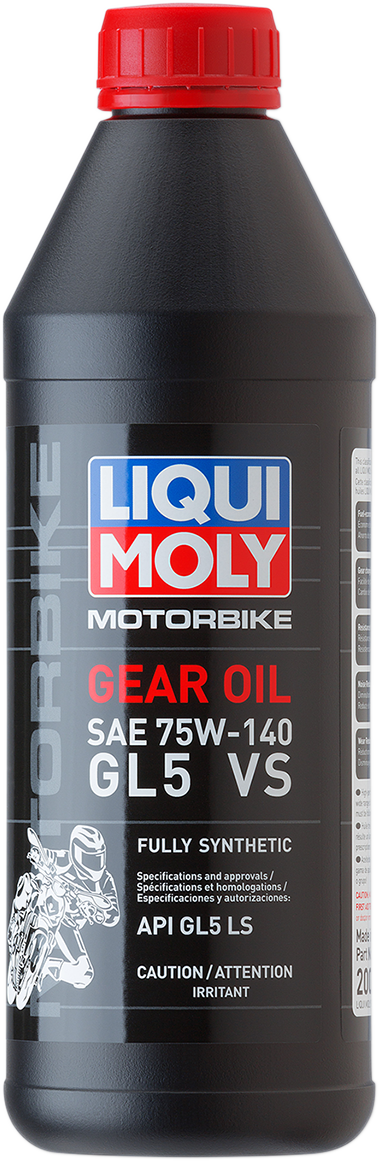 LIQUI MOLY Gear Oil 75W-140 (GL5) - 1 Liter - Part Number 20088