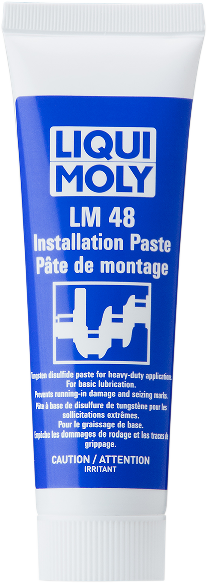 LIQUI MOLY LM48 Install Lube 20216 - 50 g Tube for Engine and Machinery Assembly