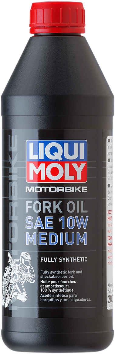 LIQUI MOLY Medium Fork Oil 10W - 1L Part 20092 for Motorcycle Suspension