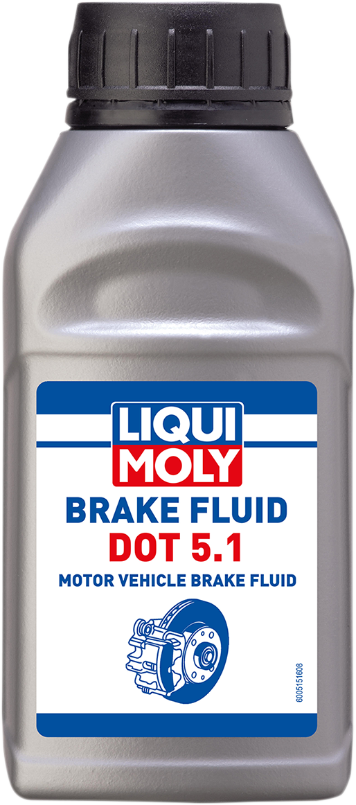 LIQUI MOLY DOT 5.1 Brake Fluid - 250ml, High-Performance Synthetic Brake Fluid for Safe Braking