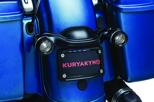 Kuryakyn Deep Dish Bezel for Bullet Turn Signals with Smoke Lens – Gloss Black