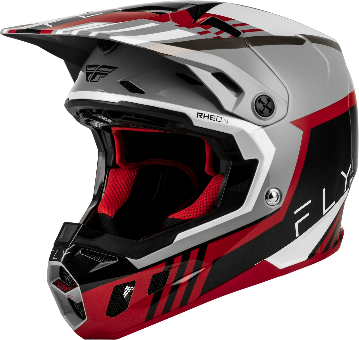 Formula Cc Strike Helmet Grey/Red/Black/White 2x