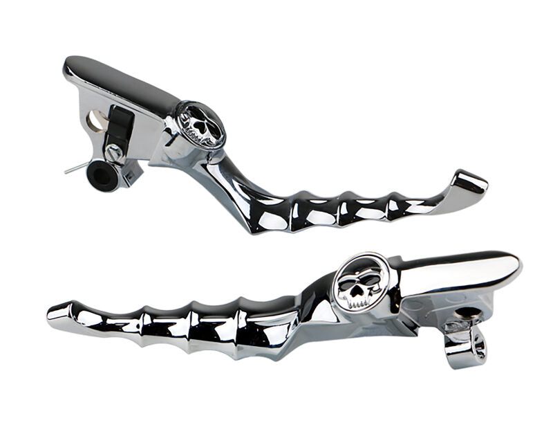 Kuryakyn Zombie Levers for Harley-Davidson Touring Models – Chrome and Black Finish