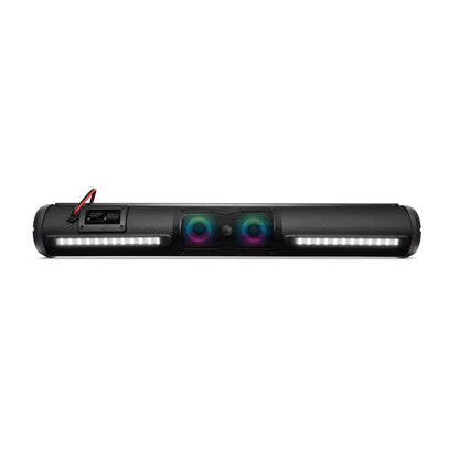 ECOXGEAR Seds33 Elite Marine Bluetooth Speaker with LED Lighting and EcoCast Connectivity