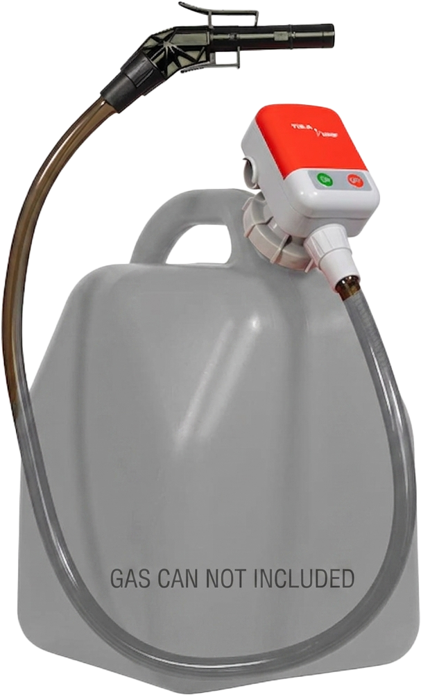 TERA PUMP Battery Powered Fuel Transfer Pump TRFA01 for Gas, Diesel, Kerosene, and More