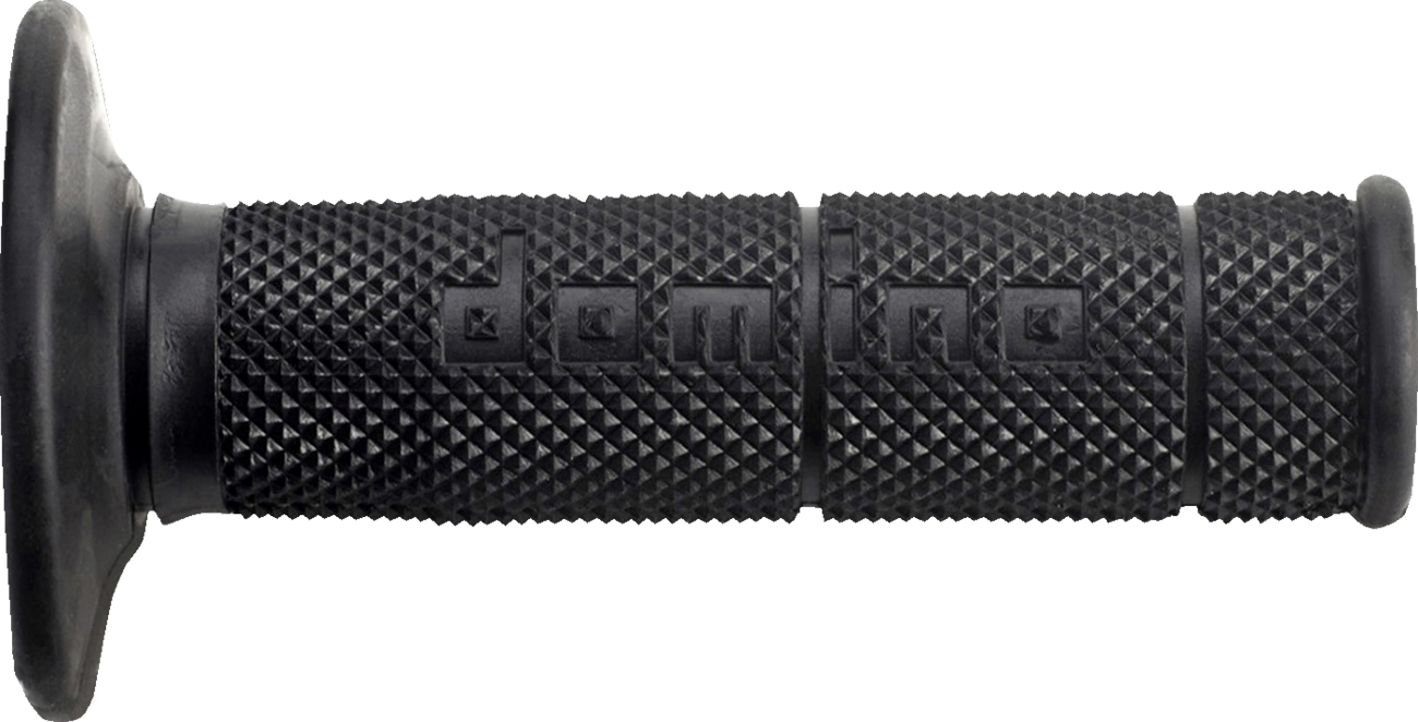 DOMINO Victor No-Waffle Grips for 7/8 inch Handlebars - Black (Part Number 6131.82.40.06)