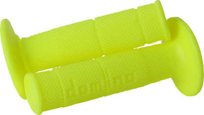 DOMINO Victor No-Waffle Grips - Fluorescent Yellow Part 6131.82.50.06 for 7/8" Handlebars