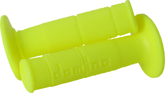 DOMINO Victor No-Waffle Grips - Fluorescent Yellow Part 6131.82.50.06 for 7/8" Handlebars
