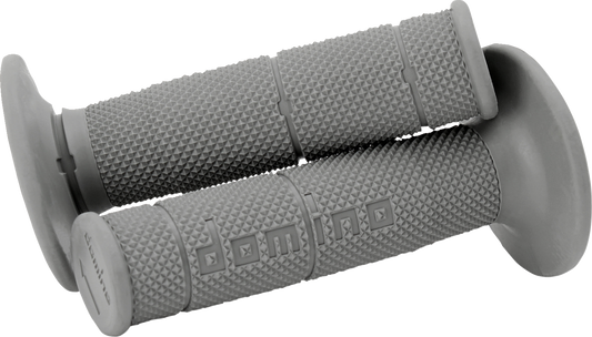 DOMINO Victor No-Waffle Grips for 7/8 inch Handlebars - Gray (Part Number 6131.82.52.06)