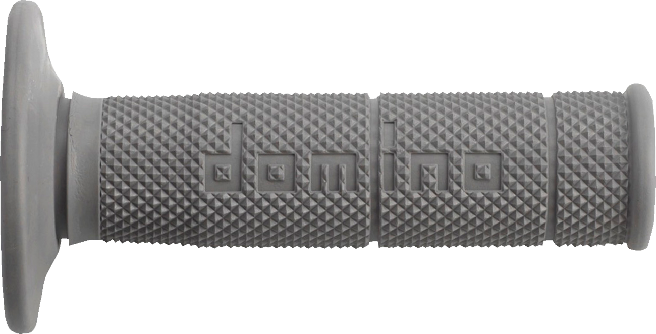 DOMINO Victor No-Waffle Grips for 7/8 inch Handlebars - Gray (Part Number 6131.82.52.06)