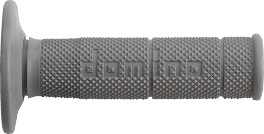 DOMINO Victor No-Waffle Grips for 7/8 inch Handlebars - Gray (Part Number 6131.82.52.06)