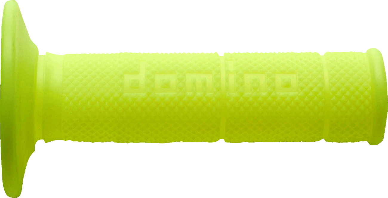DOMINO Victor No-Waffle Grips - Fluorescent Yellow Part 6131.82.50.06 for 7/8" Handlebars