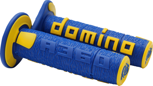 DOMINO A360 Off-Road Grips - Blue/Yellow (Part Number: A36041C4847A7-0)