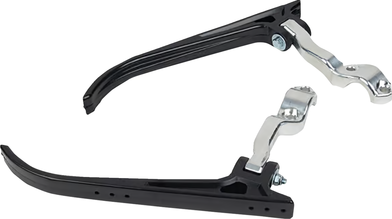 Moose Offroad Aluminum Open Ended Moto Roost Deflector Mounting Kit for KX 450 - Black (Part #53-8024)