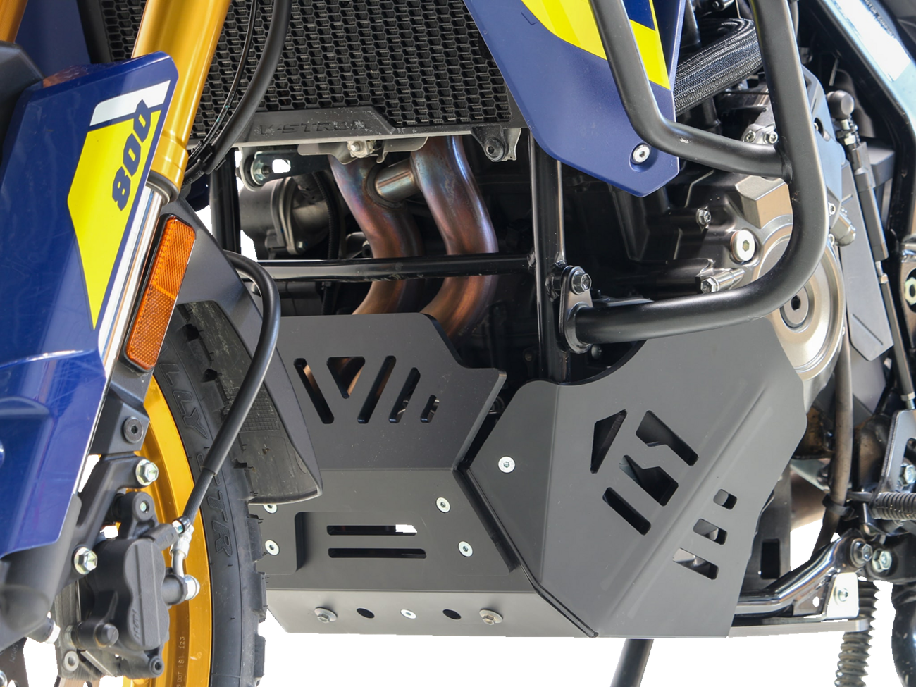 Moose Offroad PX1410 Yamaha YZ 125 Black Skid Plate for Engine and Frame Protection