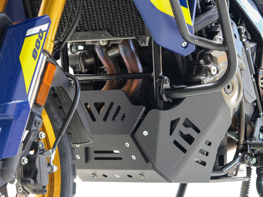 Moose Offroad PX1410 Yamaha YZ 125 Black Skid Plate for Engine and Frame Protection