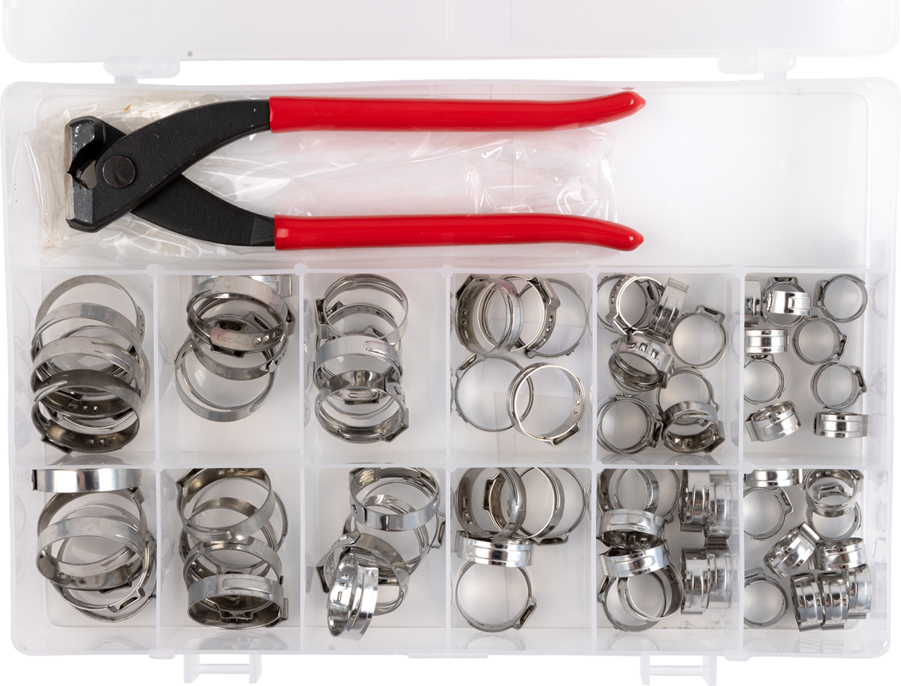 MOOSE OFFROAD Ear Clamp with Jaw Pincer Kit T03-6243K – Stainless Steel Hose Clamps Assortment