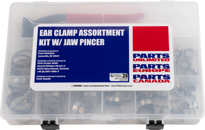 MOOSE OFFROAD Ear Clamp with Jaw Pincer Kit T03-6243K – Stainless Steel Hose Clamps Assortment