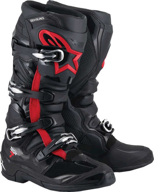 ALPINESTARS Tech 7 Boots - Fluorescent Red/Black - US 7 / EU 40.5 2012025-1030-7