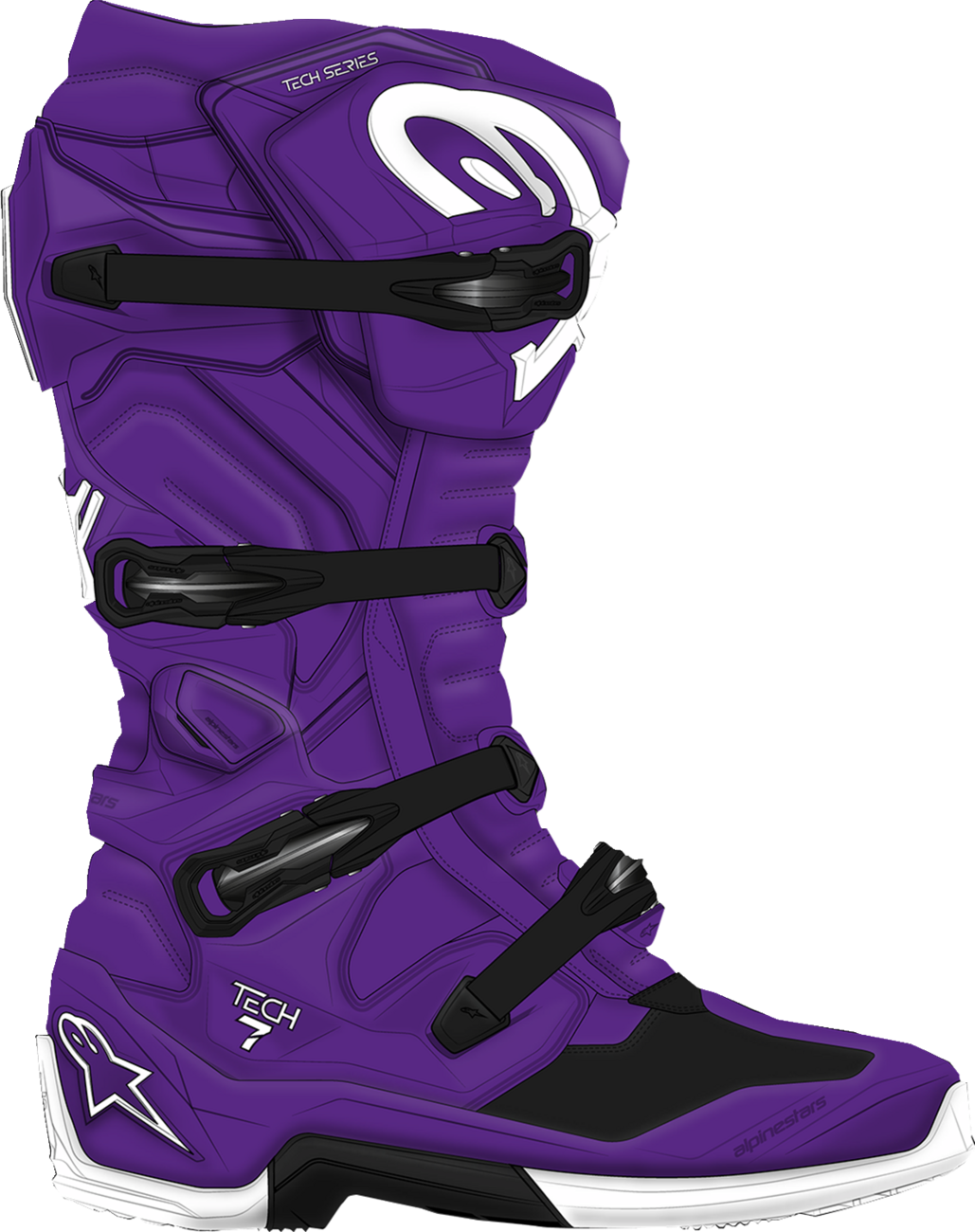 ALPINESTARS Tech 7 Boots - Purple - US 8 / EU 42 2012025-38-8