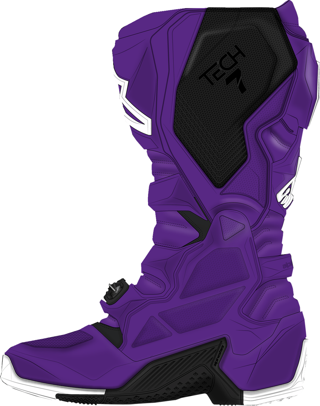 Alpinestars Tech 7 Off-Road Motorcycle Boots - Purple, US 12 / EU 47, Part 2012025-38-12