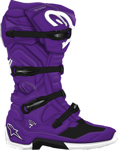 ALPINESTARS Tech 7 Boots - Purple - US 10 / EU 44.5 2012025-38-10