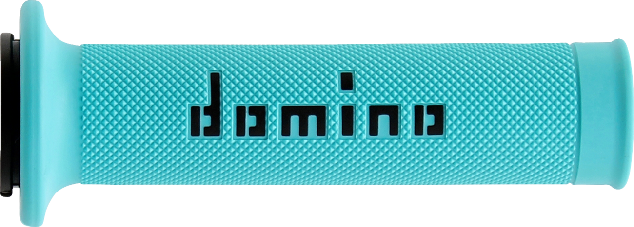 DOMINO MotoGP Grips Dual-Compound Cyan/Black A01041C4080B7-0