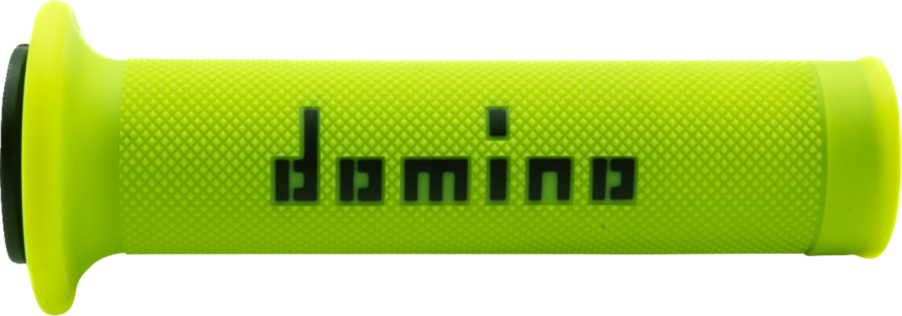 DOMINO MotoGP Grips - Dual-Compound Fluorescent Yellow/Black A01041C4050B7-0