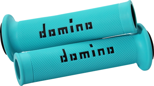 DOMINO MotoGP Grips Dual-Compound Cyan/Black A01041C4080B7-0