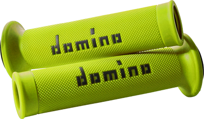 DOMINO MotoGP Grips - Dual-Compound Fluorescent Yellow/Black A01041C4050B7-0