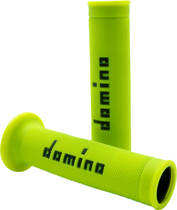 DOMINO MotoGP Grips - Dual-Compound Fluorescent Yellow/Black A01041C4050B7-0