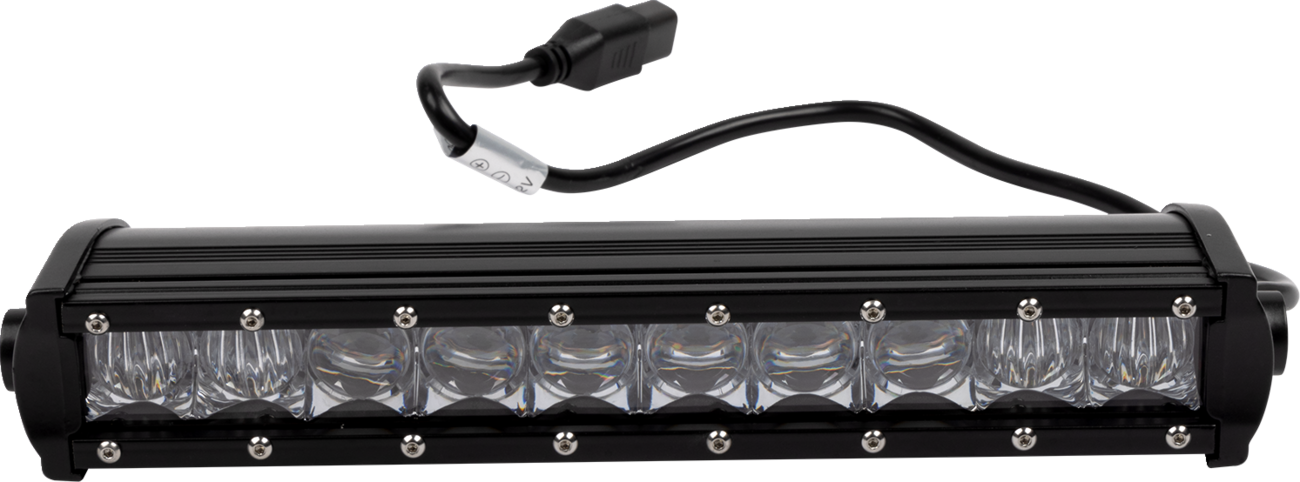 Moose Offroad 12-Inch LED Light Bar MSE-LB12A with Green Illumination and Combo Beam