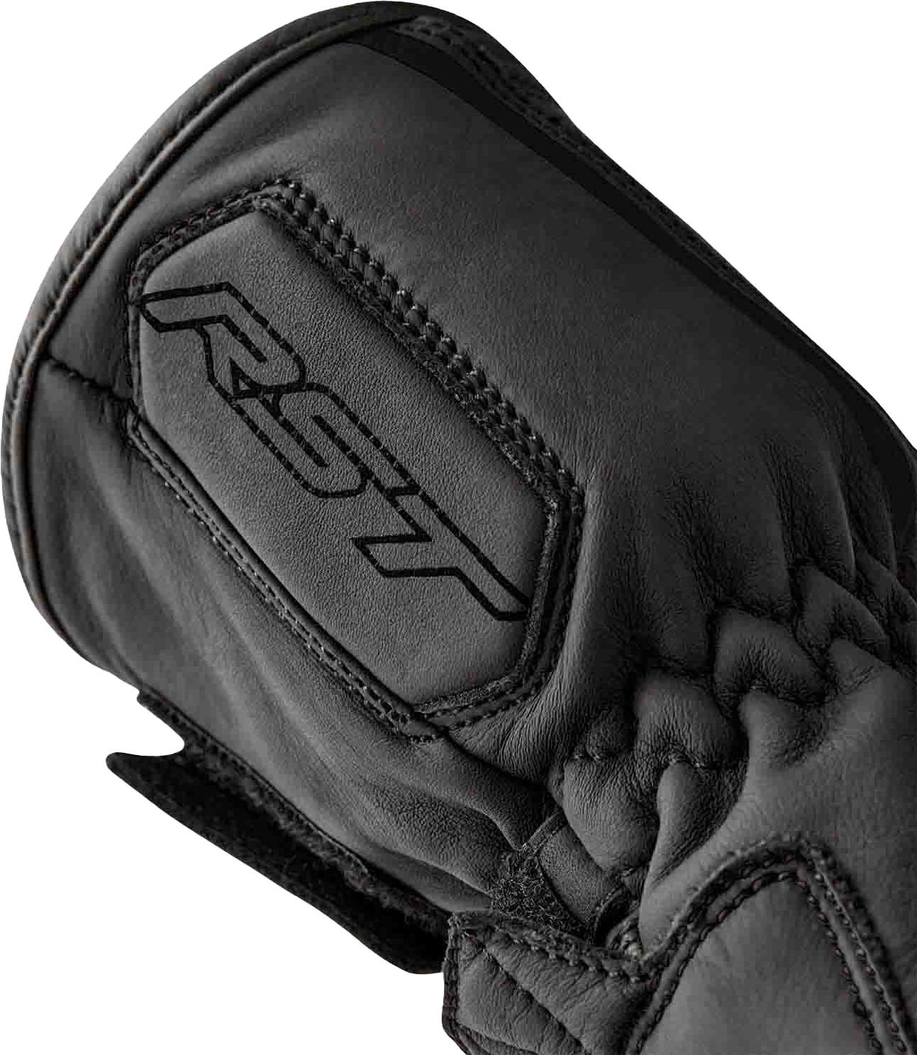 RST S1 Leather Gloves for Men and Women - Black, Size XL