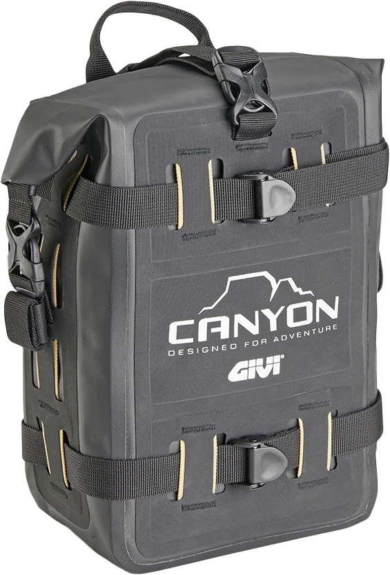 GIVI Canyon Adv Cargo Bag 8L Engine Guard / Tail Bag Black GRT722B