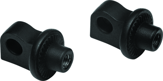 Kuryakyn Splined Peg Adapter Satin Black Part #kur8898 for Powersports Vehicles