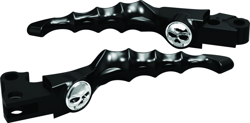 Kuryakyn Zombie Levers for Harley-Davidson Touring Models - Gloss Black, Part #kur1091