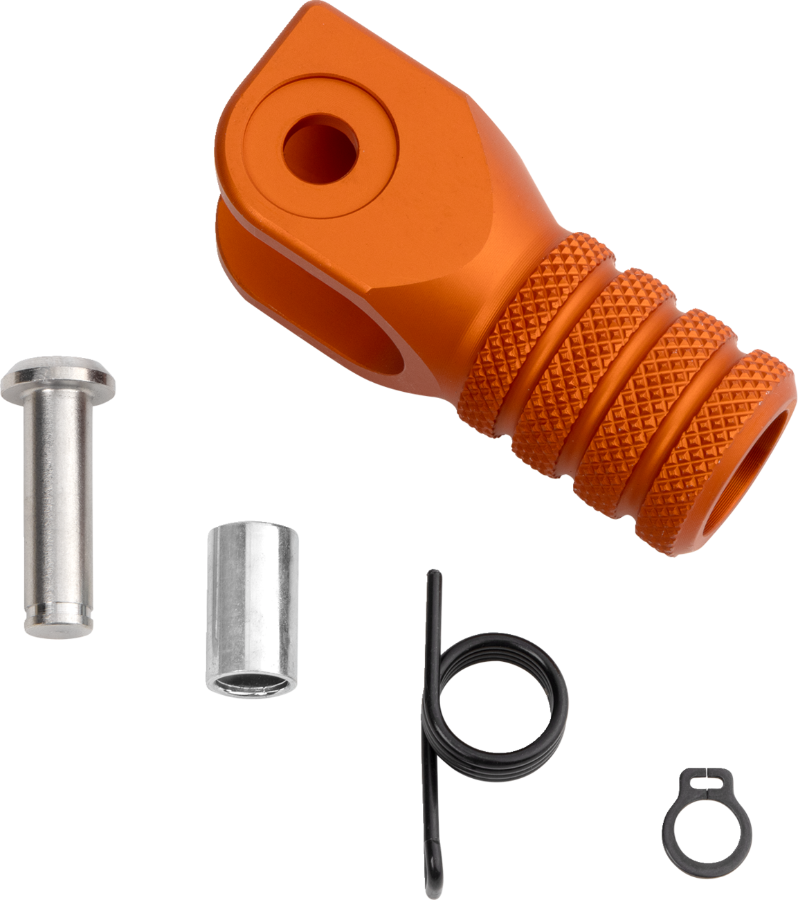 MOOSE OFFROAD Knurled Shift Lever Tip for Hammerhead CNC Levers - Orange, Part Number 81-0000-02-40
