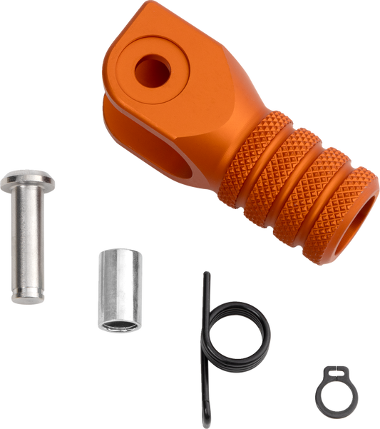 MOOSE OFFROAD Knurled Shift Lever Tip for Hammerhead CNC Levers - Orange, Part Number 81-0000-02-40